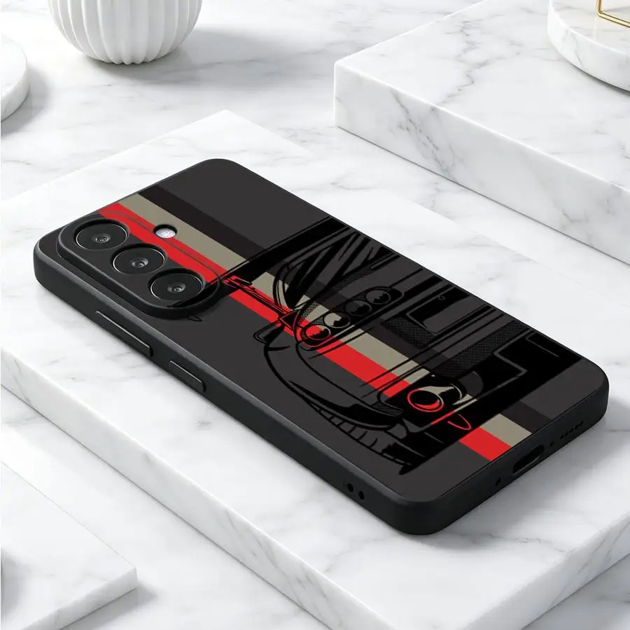 Japanese Drift Car Case for Samsung Galaxy A57 A06 A23 A37 A52 A36 A53 A17 A73 A51 A15 A25 A16 A18 A55 Phone Cover A70 A41 A12