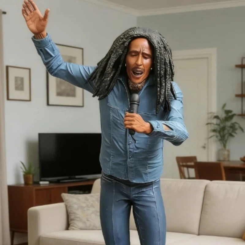 Nueva Figura Coleccionable de Reggae Music Pioneer, Modelo de Figura de Moda, Adorno de Escritorio Moderno, Artículo Favorito para Fans, Regalo Sorpresa