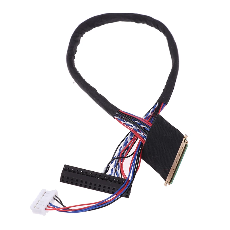 New Sale 1PC Arrival 40 Pin 1 Channel 6 Bit LED LCD LVDS Screen Cable For Display