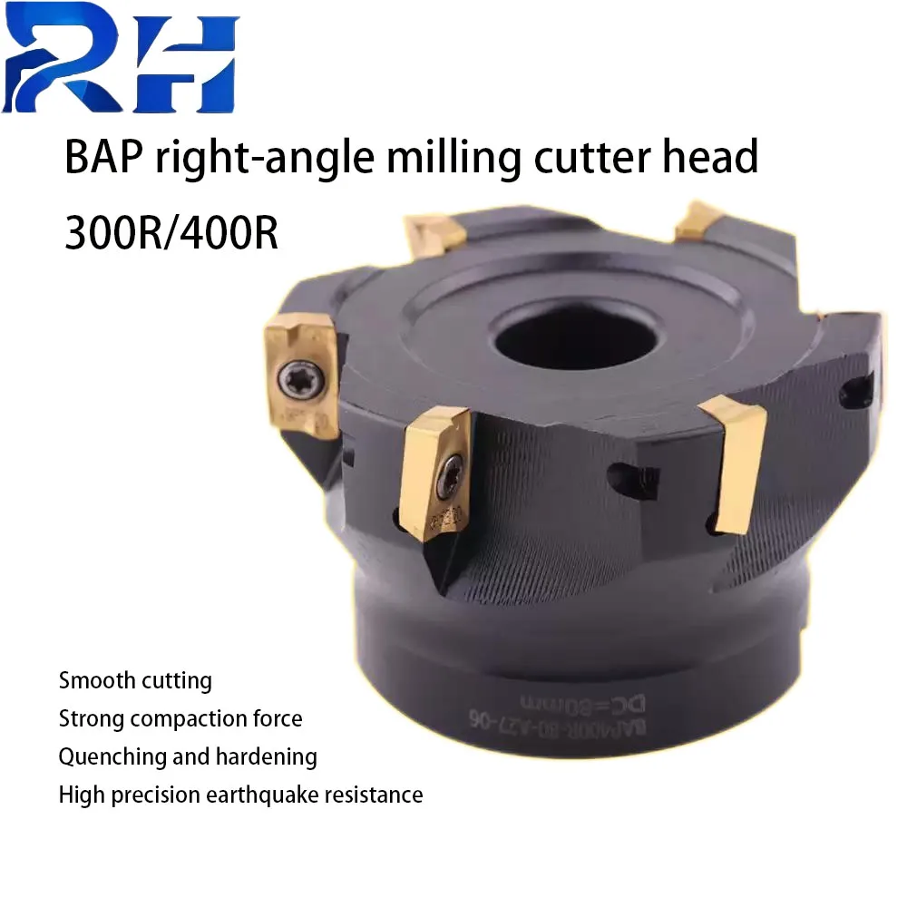 

CNC Lathe Tool BAP300R/400R Machining Center Right Angle End Milling Cutter 90-degree Fast Feed Cutter Head