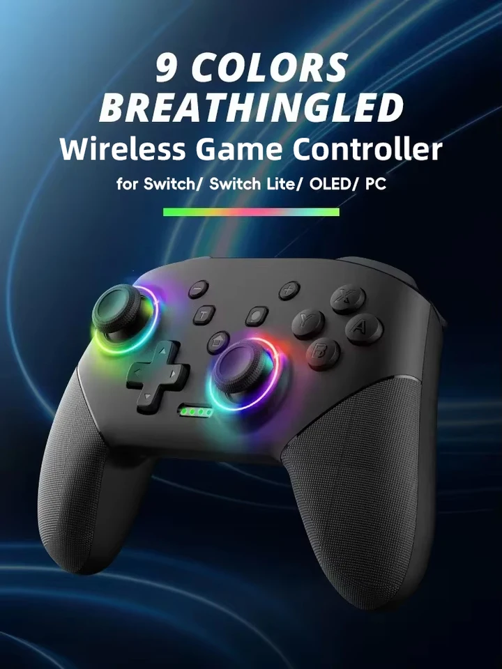 DATA FROG Wireless Pro Controller Gamepad with Programmable