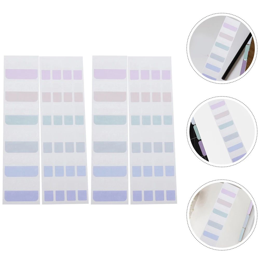 

600pcs Sticky Page Markers Reusable Highlight Tabs For Books Sentence Markers Colorful Reading Strips Book Lovers Notes