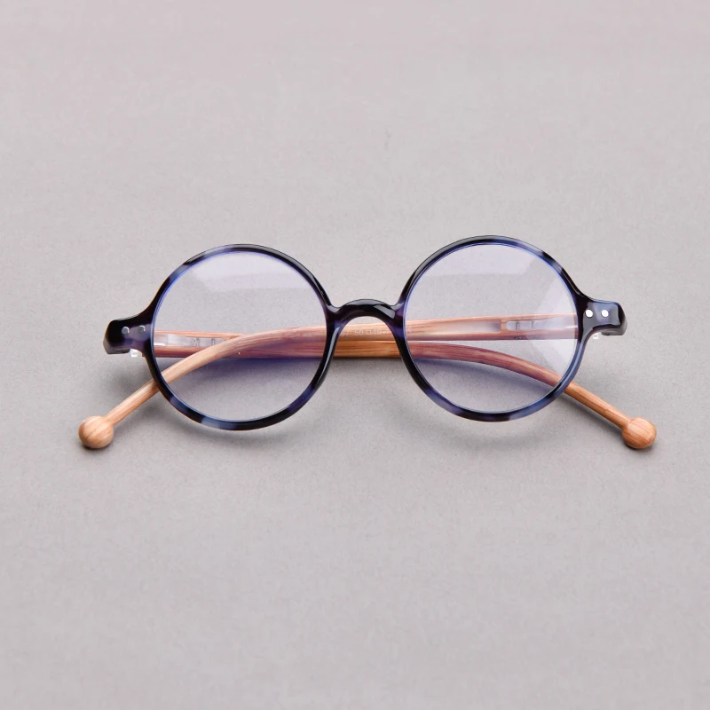 Retro Runde Lesebrille Männer & Frauen Ultraleicht Presbyopie Brille Männer Anti Blau Licht Brillen 0 Bis + 350 – Detail 4