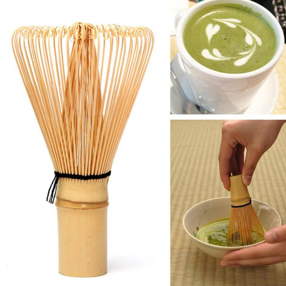 Bamboo Matcha Whisk Green Tea Powder Brush Grinder Matcha Tea Chasen Mixer Stirrer Reusable Tea Whisk Teaware Tea Tools