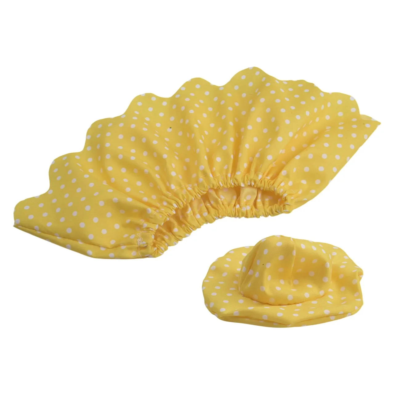 Easy To Clean Garden Decor Garden Statue Summer Outfit Goose Costume Weather Resistant Yellow Polka Dot Bikini