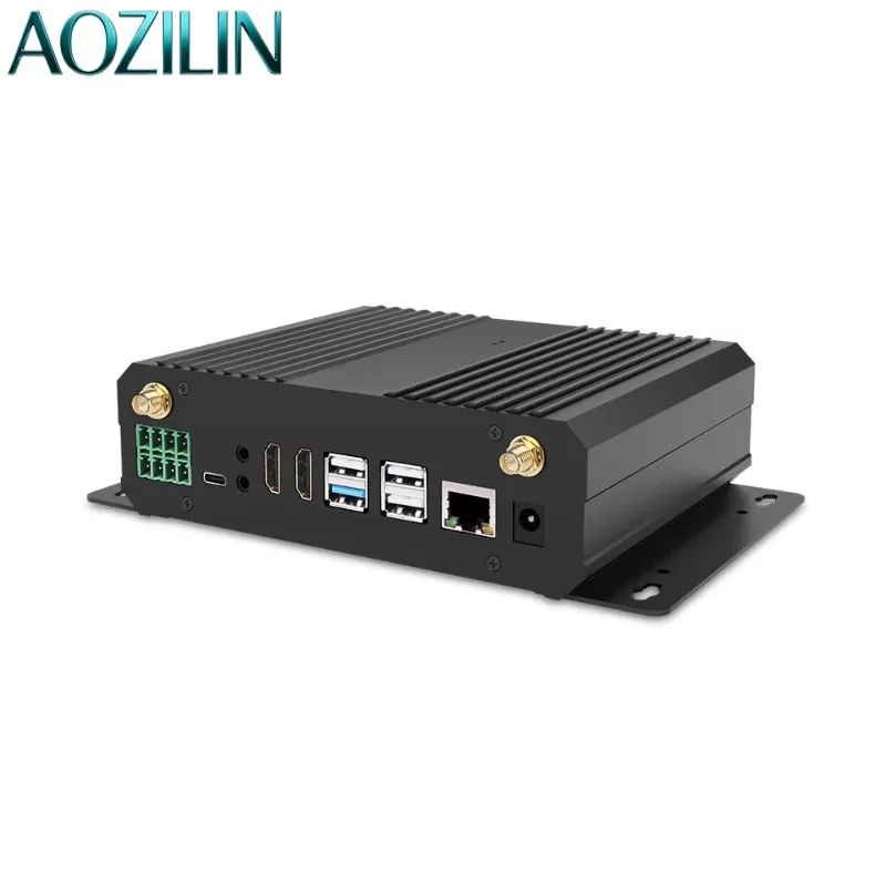 RK3588 Industrial Mini PC Dual Gigabit Ethernet WiFi6 Bluetooth 4G LTE Android Linux Embedded Computer