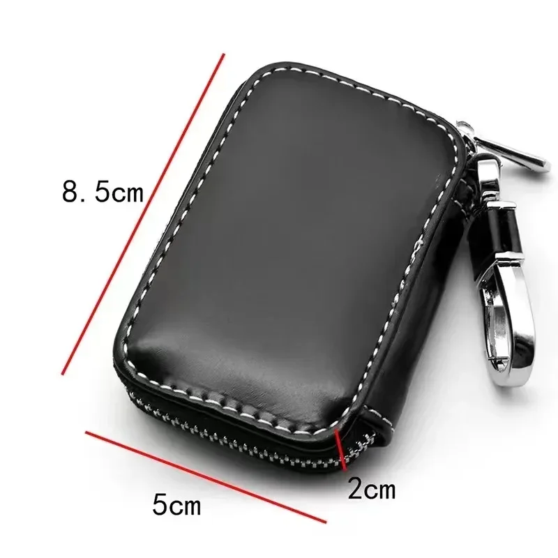 Leather Car Key Case Key Fob Cover Shell Bag Wallet For Mercedes benz AMG C E S GLE CLC Class W204 W203 W205 W124 W221 W213 W212