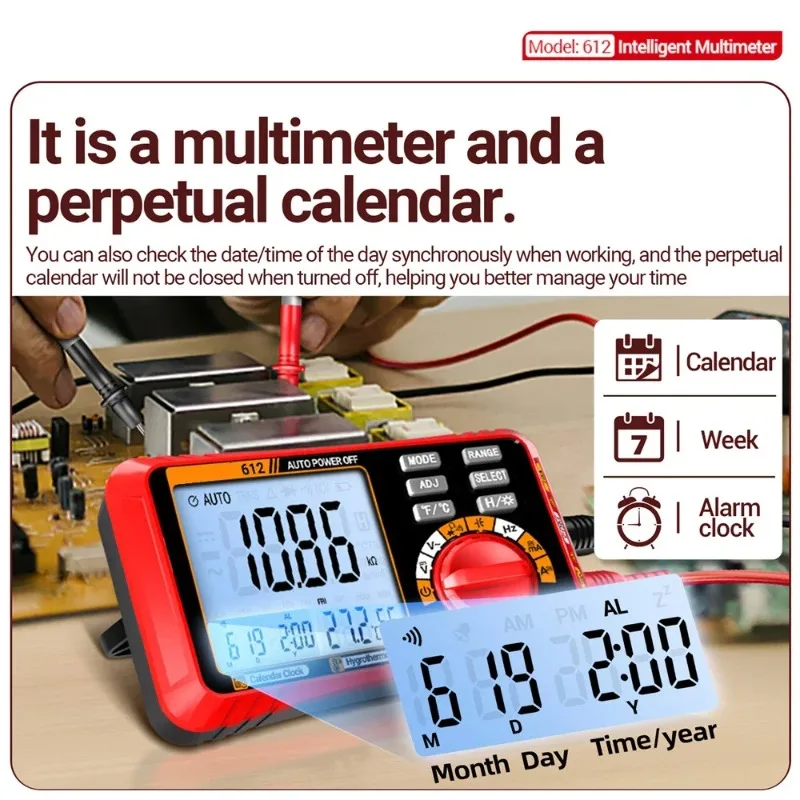 ANENG612 Multi purpose meter, fully intelligent digital display, universal meter, humidity meter, multifunctional instrument