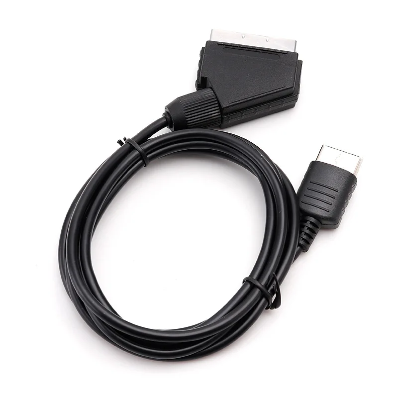 1.8 متر/6ft VGA كابل الصوت من النوع RCA الحبل RGB سكارت كابل ل SEGA Dreamcast تيار مستمر RGB سكارت كابل ل SEGA Dreamcast تيار مستمر