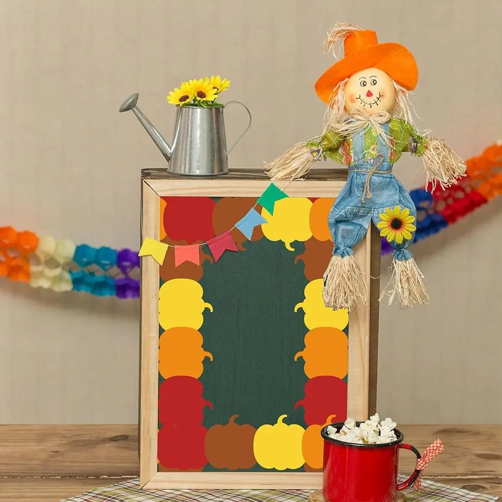 الملونة القوس الحدود ملصق مزخرفة زهرة DIY ملصق الحدود ملصقات ذاتية اللصق الأسود مجلس ملصقات الزخرفية #3