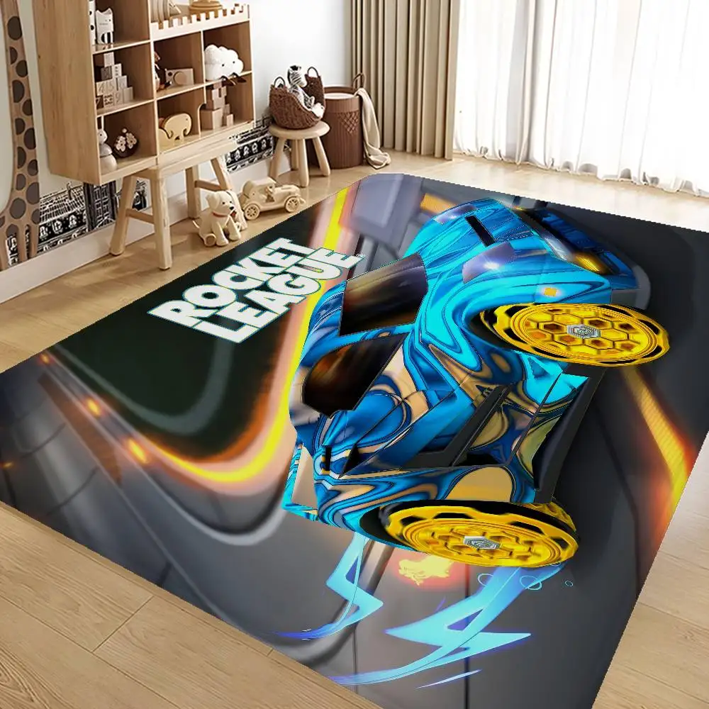 R-Rocket League Bodenmatte Retro Multiple Choice Wohnzimmer Küchenteppich rutschfeste moderne Heimdekoration