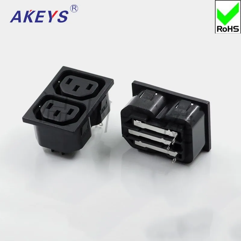 1 PC AC-101 plug-in socket 3-3 socket card type 6 six-hole industrial socket 2-socket position