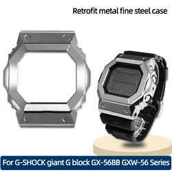 For Casio G-SHOCK giant G block GX-56BB GXW-56 Series Retrofit metal fine steel case Strap And Case Bezel Watch Accessories