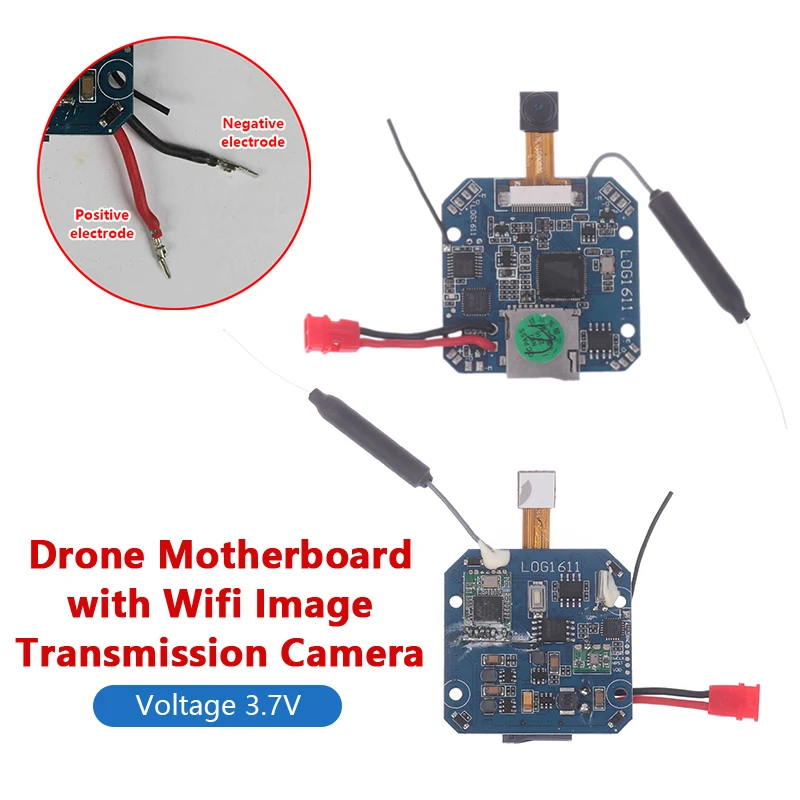 Modul kamera transmisi gambar Drone WIFI, modul transmisi gambar Motherboard kamera 3.7V nirkabel untuk Drone RC