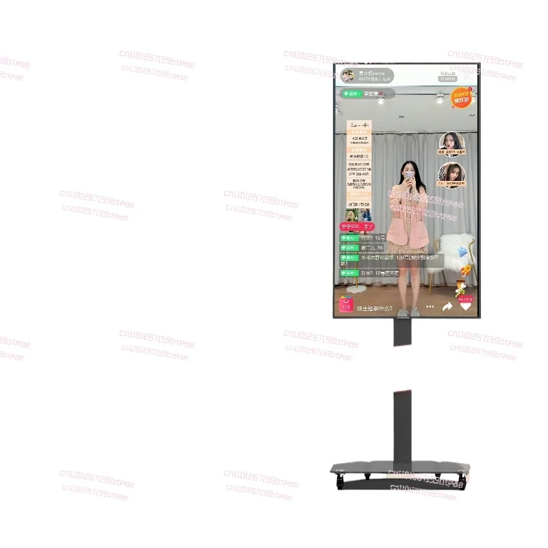 

Live broadcast large screen influencer promotion touch all-in-one machine guide interactive cutout vertical screen display