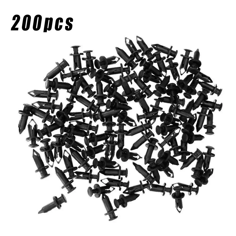 200 Uds 20mm Clip de guardabarros remache de cuerpo piezas de ATV adecuadas para Polaris Rangers Rzr 7661855   Clips para automóviles