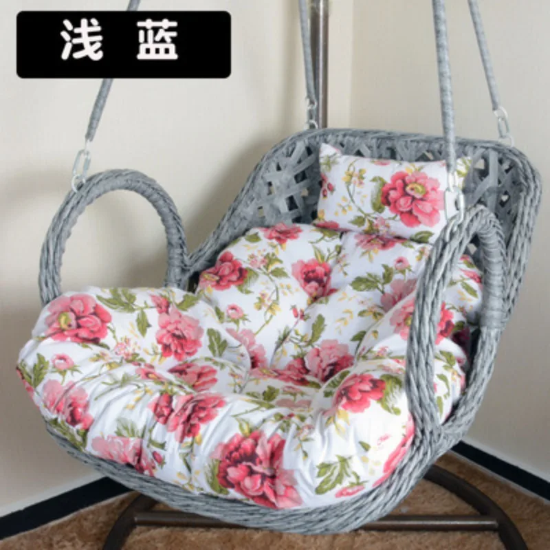 Egg Chair Cushion Cover Hanging Basket Chair Cushion Thick Swing Chair Cushion Cover For Outdoor Indoor Living Room Decoration