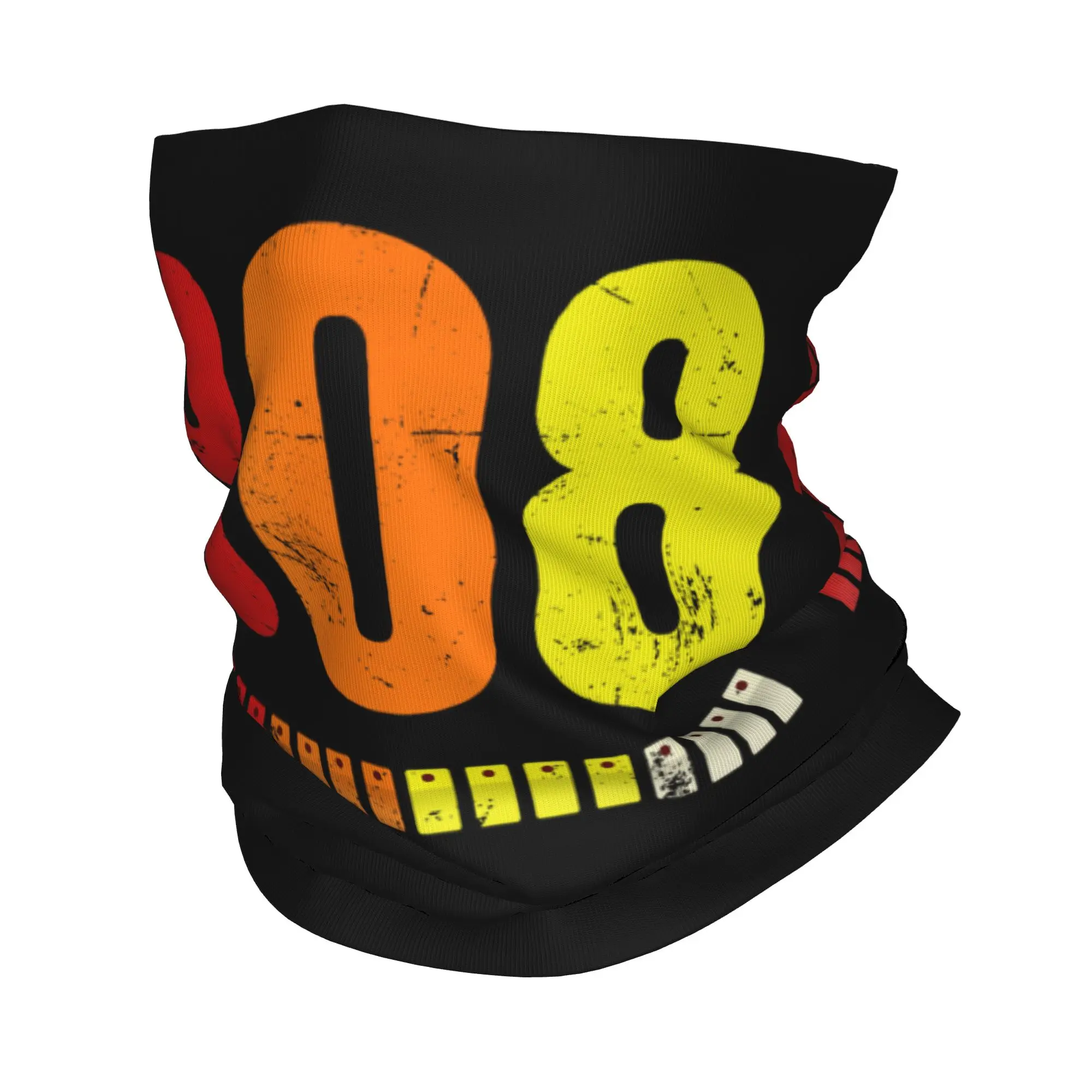 808 Classic Music Electronic Drum Machine Bandana Neck Cover Balaclavas Wrap Scarf Printed 80s Headwear Unisex Adult All Season