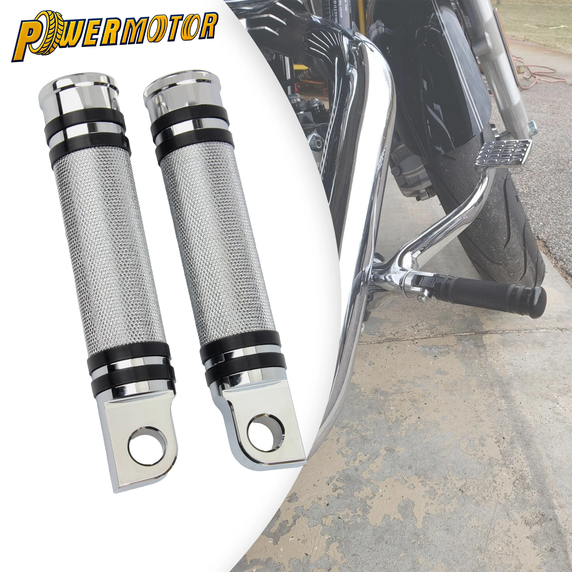 

Foot Pegs For Harley Motorcycle Front Rear Footrest Pedal For Softail Slim Fat Boy Street Bob Sport Glide FXDR 2018 2019 2020