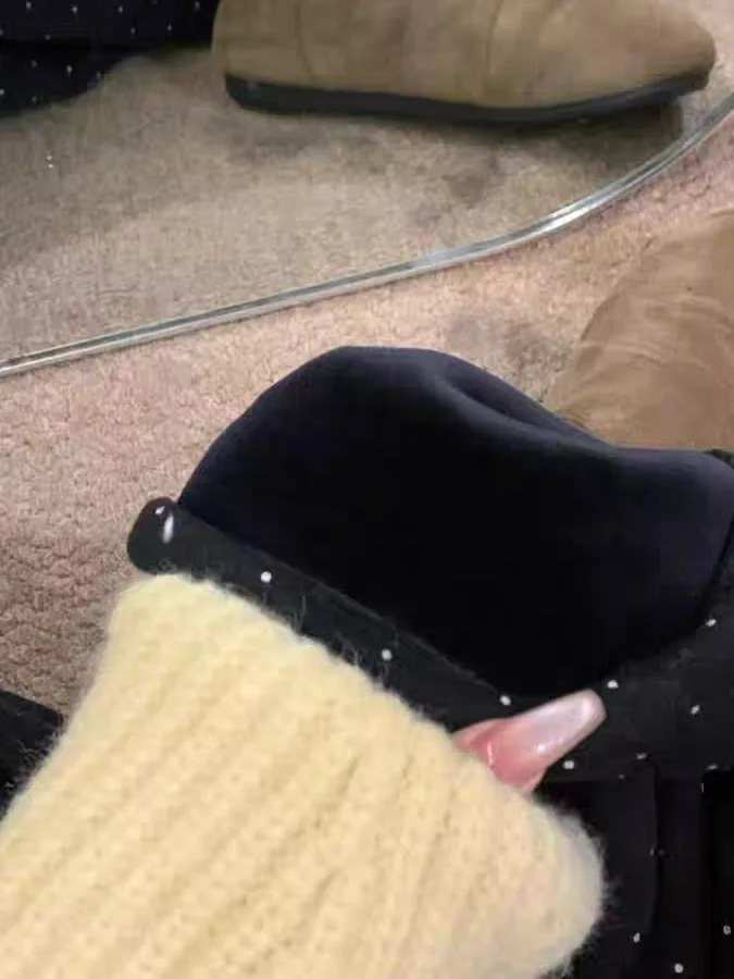 Coreano Sle Thiened Fce Vita alta Gamba larga Pantaloni casual Donna Inverno New Faion Piccola stampa floreale Gamba dritta Tro...