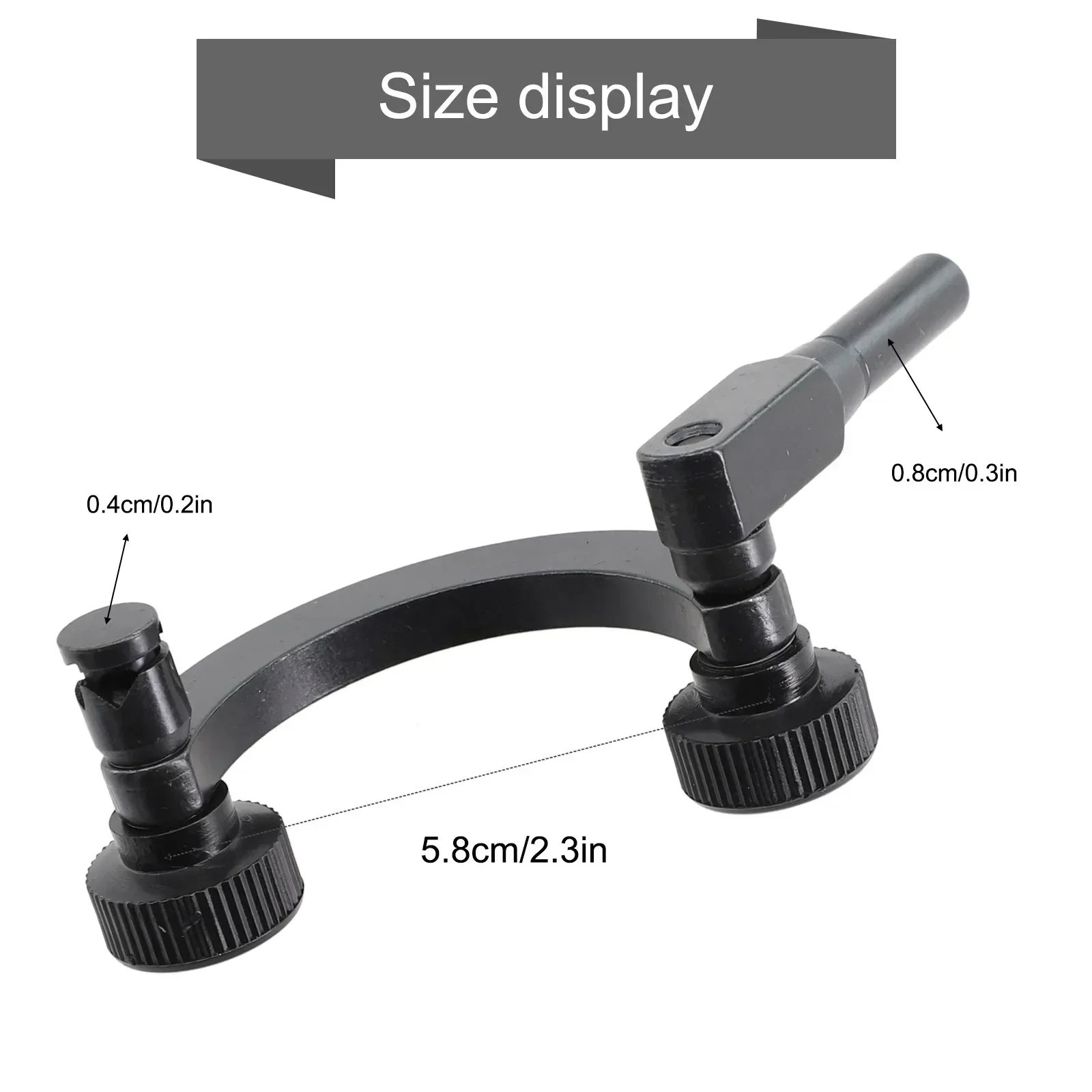 Bracket Holder Combination Test Dial Indicator Blackening Digital Gauge Extension Rod Half Round Set Stand Tungsten Steel 1pc