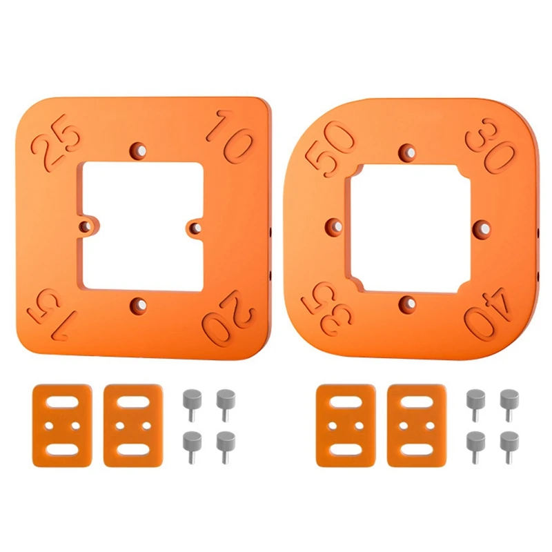 

Wood Panel R10-R50 Router Table Bits Jig Arc Angle Corner Template Woodworking Router Corner Radius Templates Jig