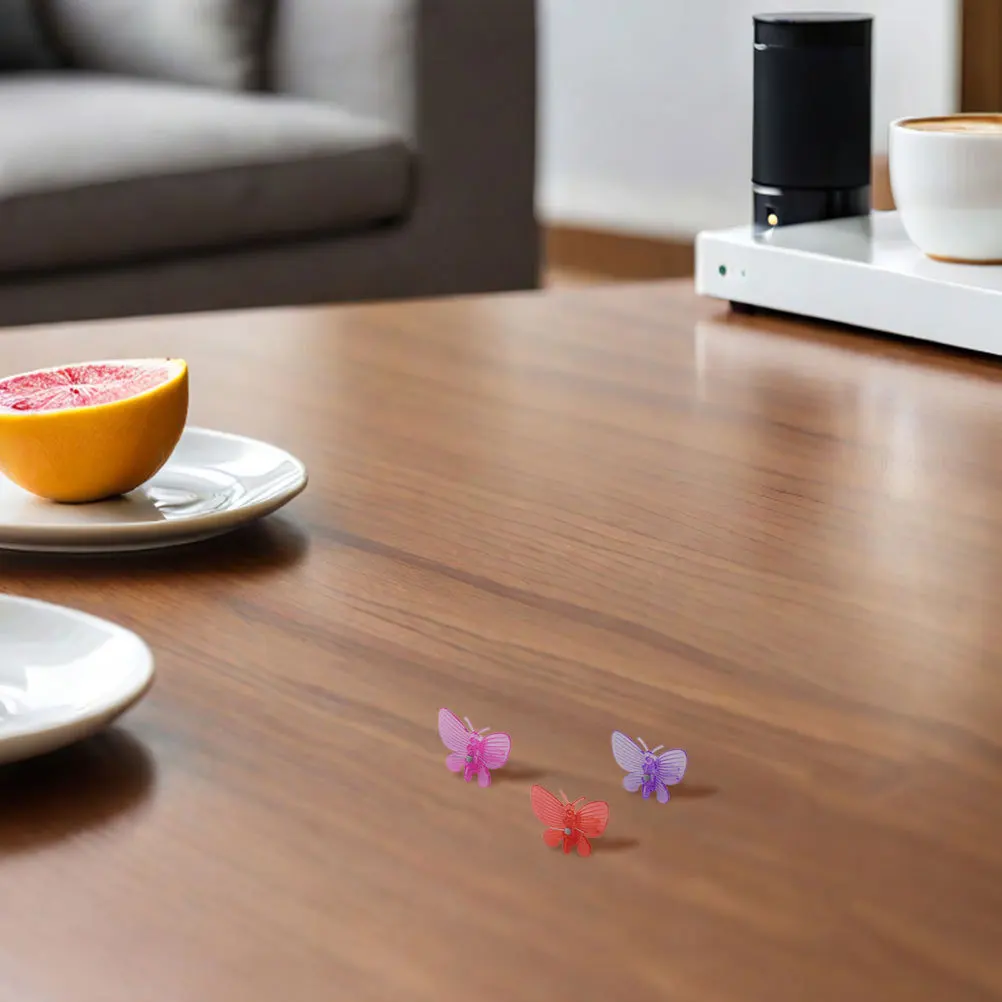 80 قطعة مقاطع الأوركيد مقاومة الطقس 5 سنتيمتر المثبتات واضحة لنباتات الحديقة الكرمة يدعم فراشة مقاطع الأوركيد حديقة النبات كليب #5