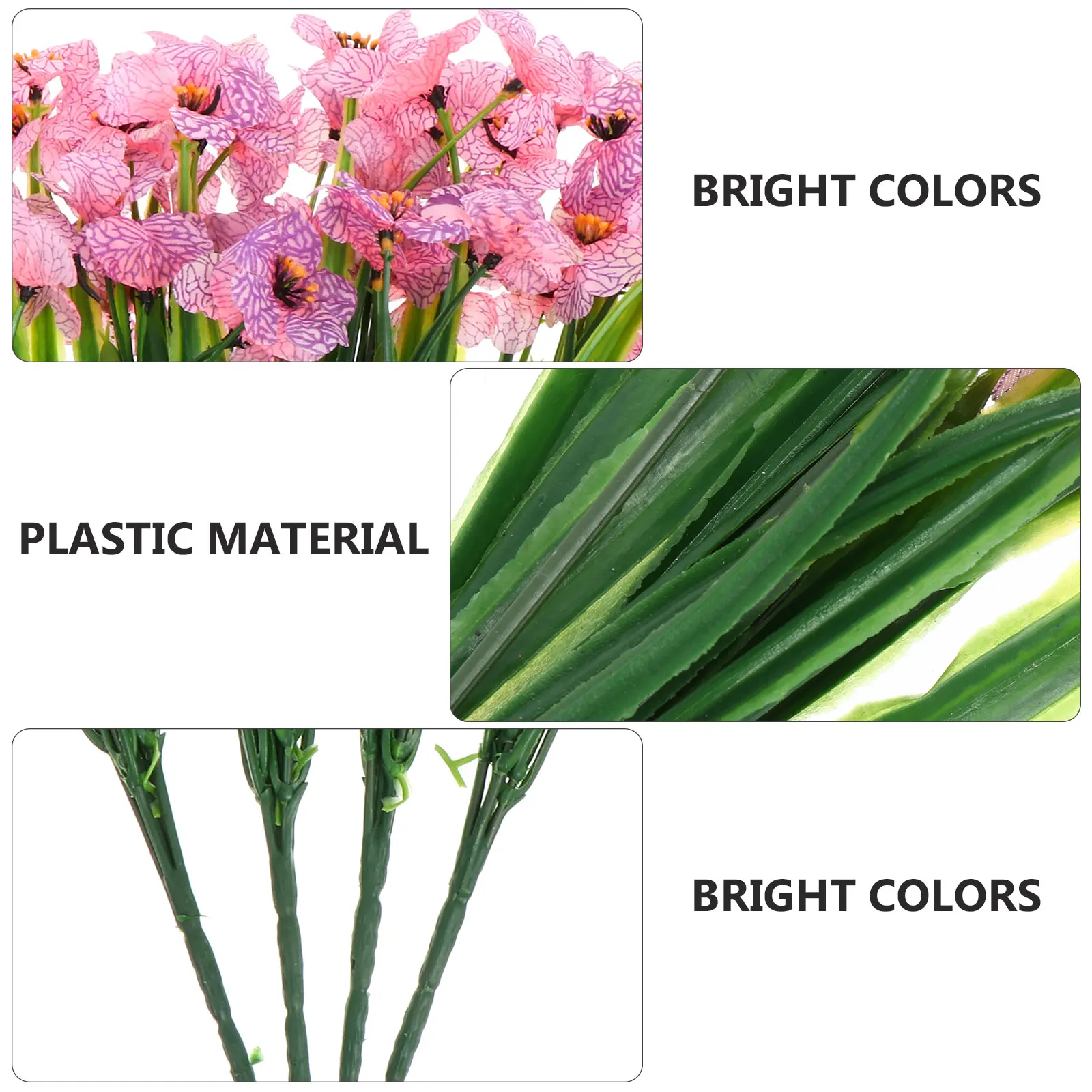 

3pcs Simulated Violet naments Artificial Flowers Decorative Props Wedding Celebration Home Office Arrangement Fake Flower