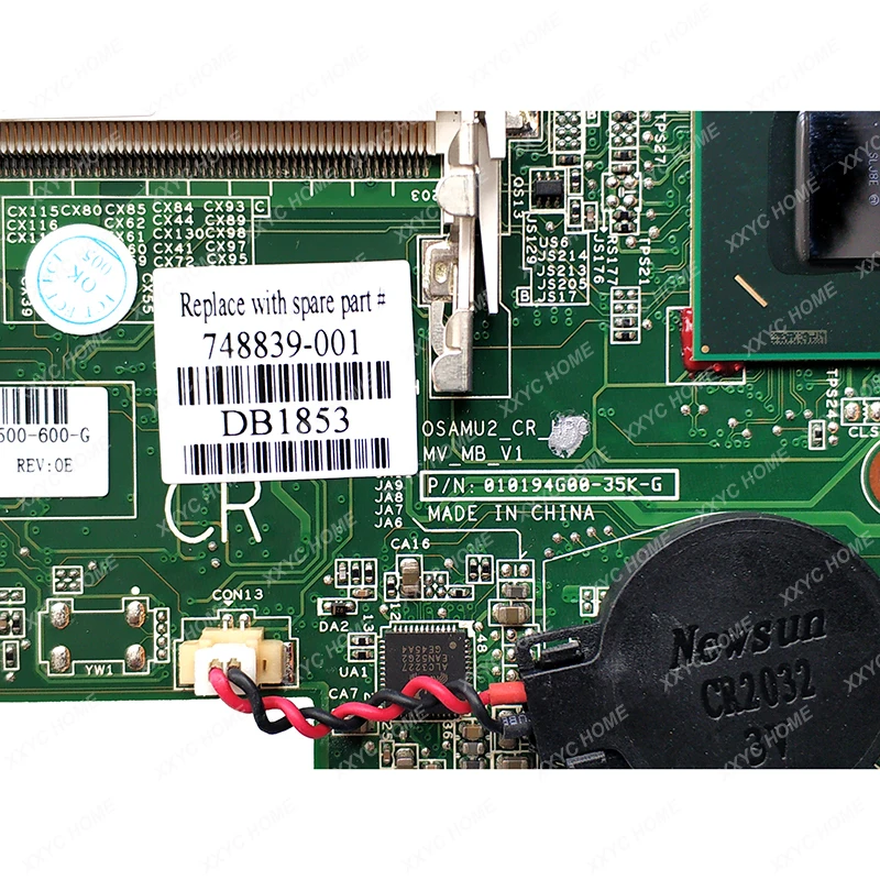 TPN-F112/F113/F114 15-D 14-D 240/6 G2 main board 748839-001