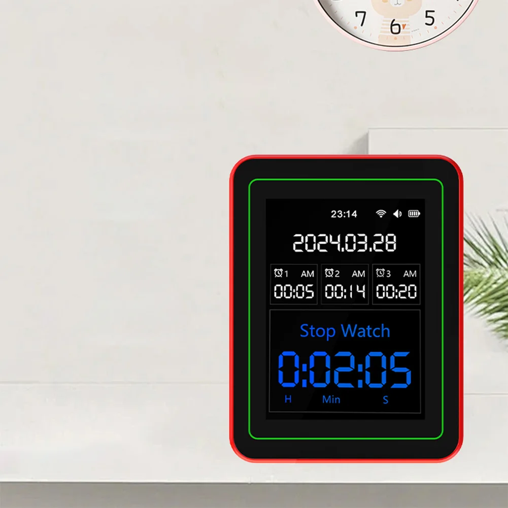 واي فاي 15 في 1 المحمولة AQI PM0.3 PM1.0 PM2.5 PM10 تستر TFT عرض ساعة متعددة الوظائف APP التحكم في درجة الحرارة مقياس الرطوبة