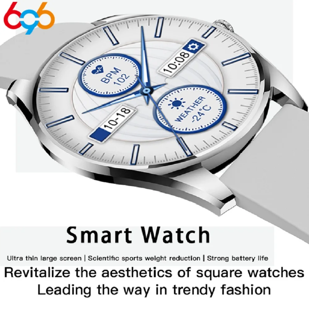 

Women Smart Watches Fashion Bracelet 1.5 Inch Amoled Screen Sports IP67 Waterproof Heart Rate Lady Blue Tooth Call Smartwatch