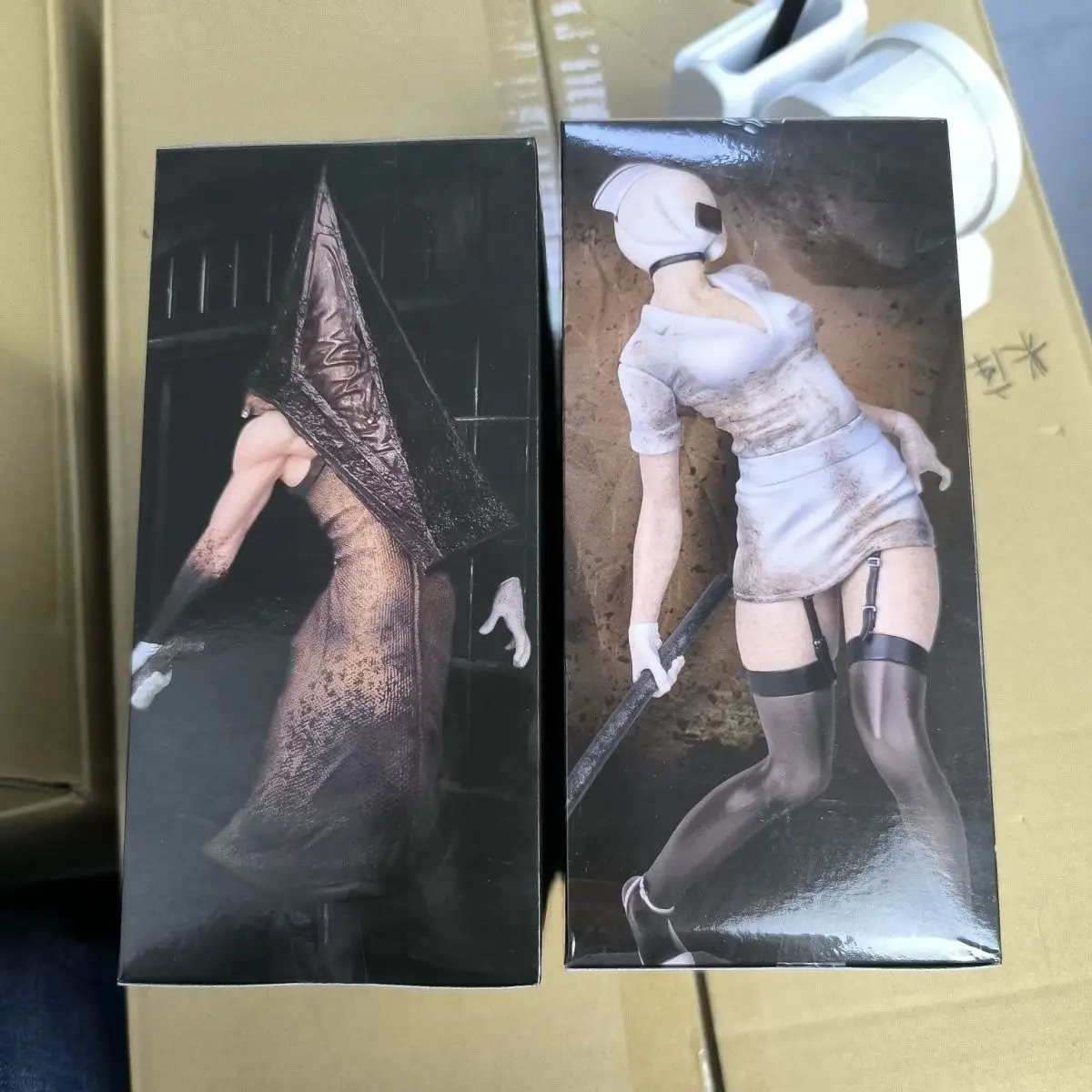 Original Konami Silent Hill Anime Bubble Head Nurse & Red Pyramid  Action Figurine Toys PVC Model Figuarts Collection Decoration - view 5