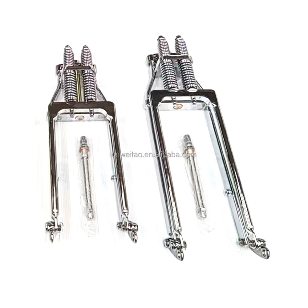 Manufacturer Vintage Springer Forks  Black/Copper/Chromed Standard Wide Style Springer Forks Motorcycle Front End