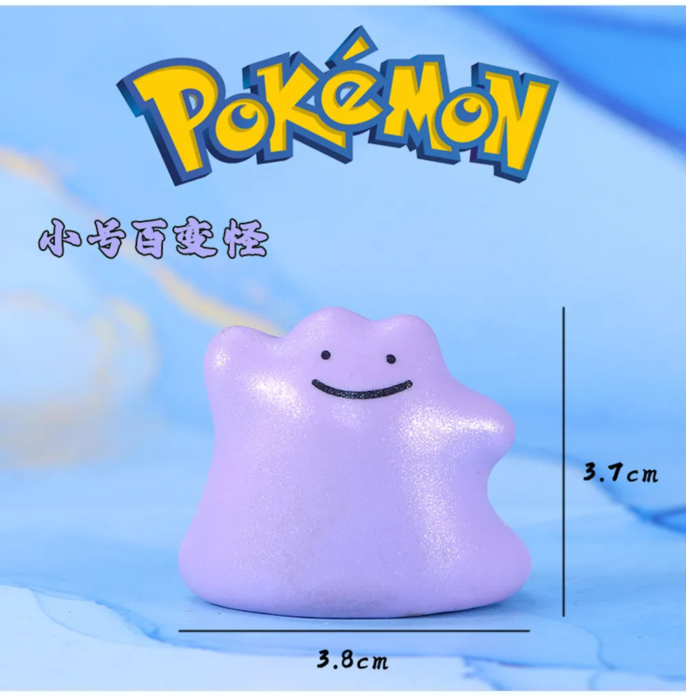 Genuine WCT Ditto Figure Pokemon Pocket Monsters Collectible Model Decoration Toy - view 5