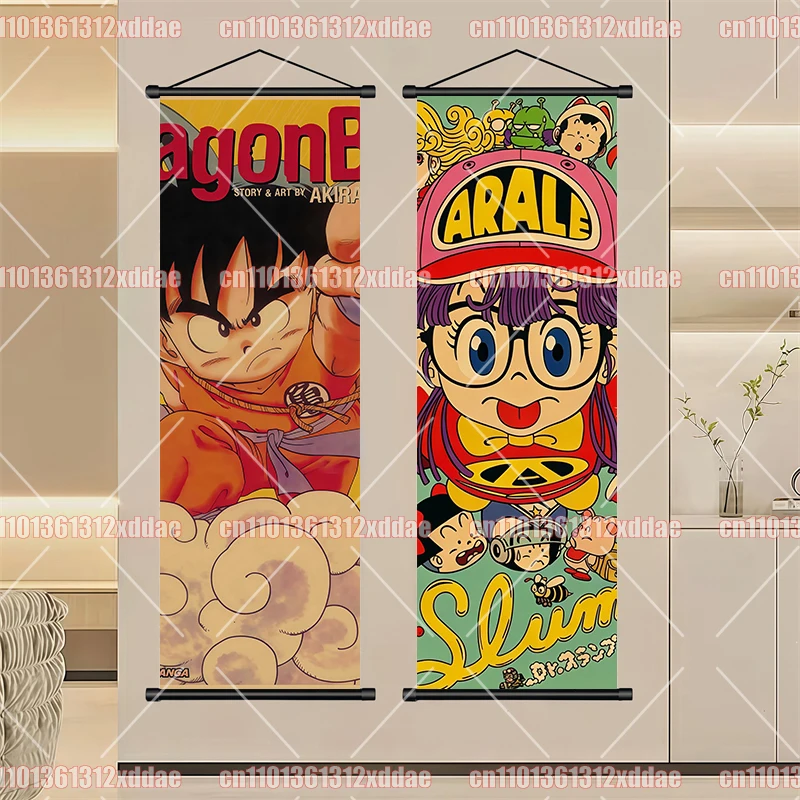 Classic Anime Dragon Ball Vertical Version Hanging Picture HD 8K Printing Retro Warm Color Matching Gift Room Decoration - view 5