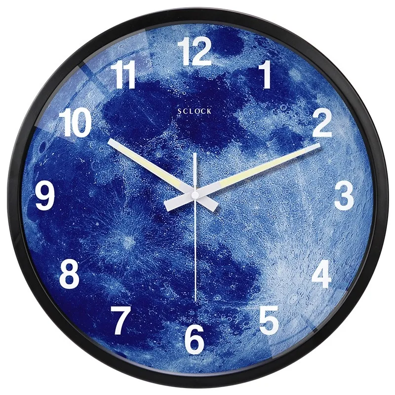 

The radio clock is accurate and automatically timed, and the living room wall clock is silent without punching holes. Intelligen