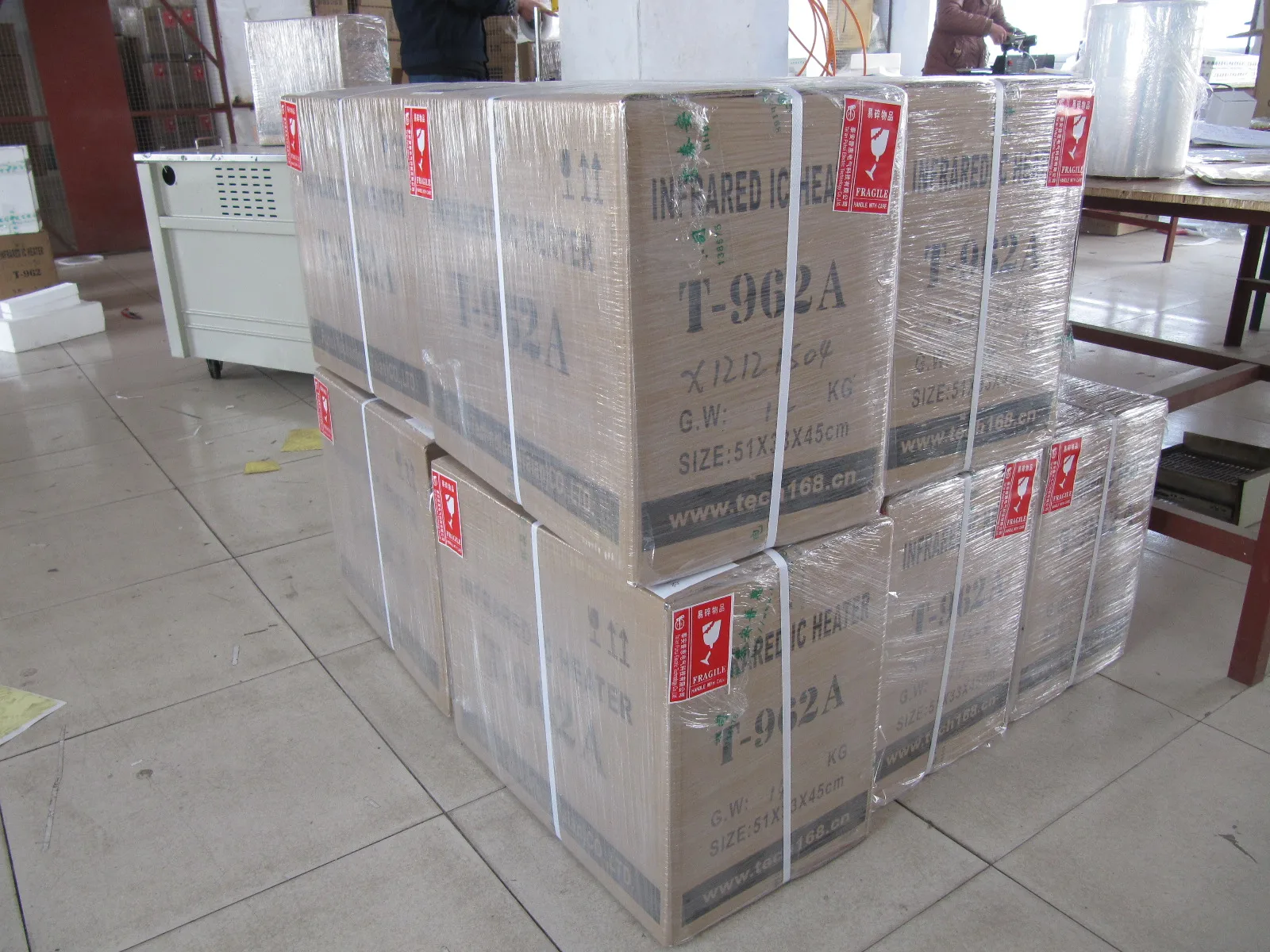 Drawer Led Heater Oven T962A Infrared Solder Reflow 300x320mm PUHUI Windowed IC Free T-962A