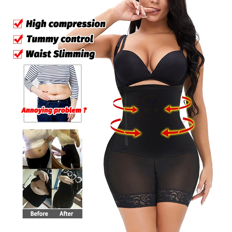 High Waist Slimming Shorts Reducing Shaping Girdles Tummy Control Panties Butt Push Belly Remove Belts Women Plus Size Underwear