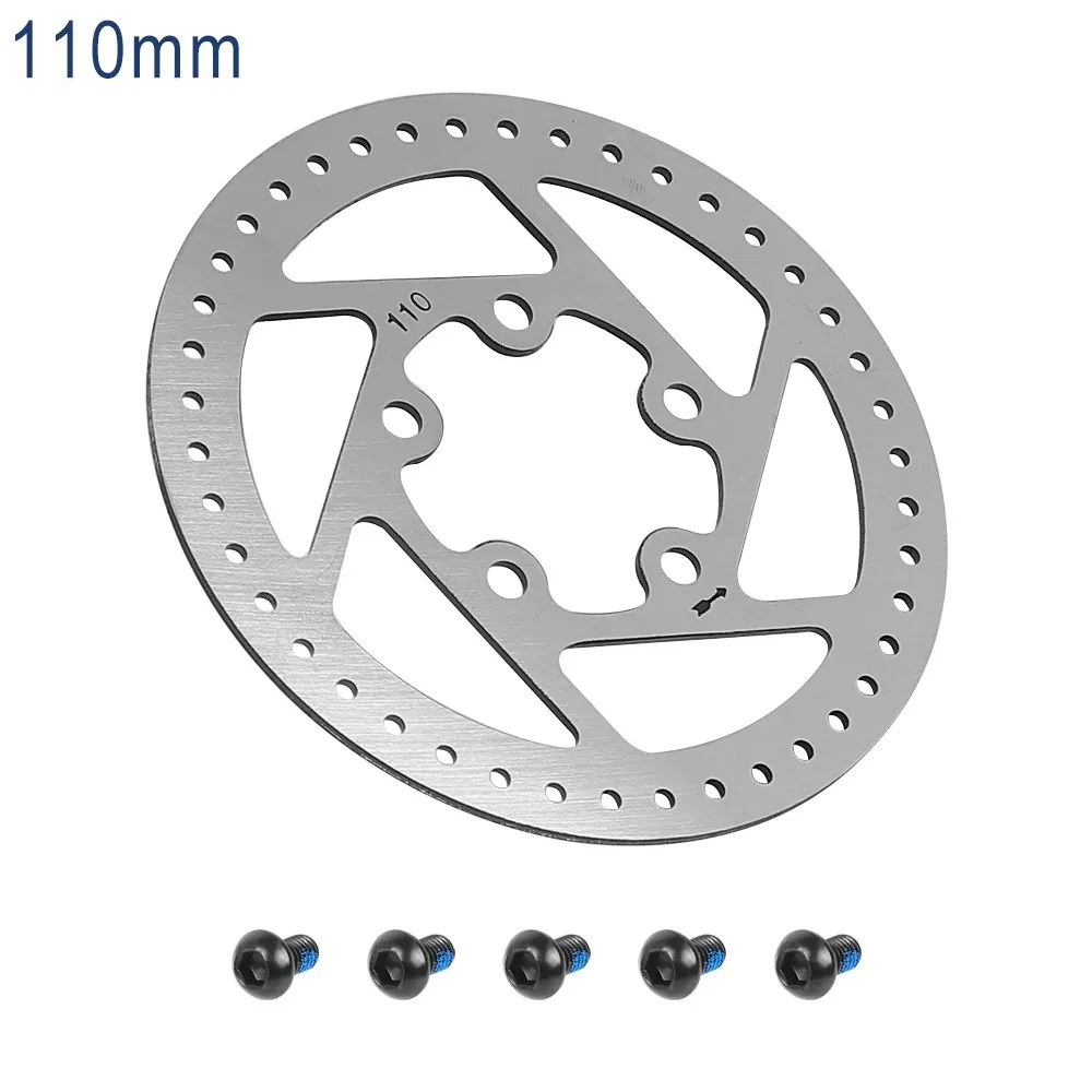 Stainless Steel 5 Holes Disk Brake Rotor Pad 110MM 120MM with Screw For Xiaomi Mijia M365 Pro Pro 2 Electric Scooter Accessories