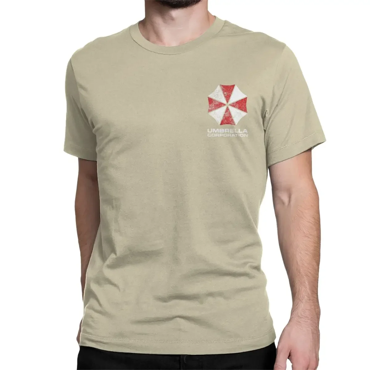 Pharmaceuticals Corporation 100% Cotton Tees Short Sleeve T Shirt Plus Size Tops Umbrella Corp Corporations Video Game T-Shirt