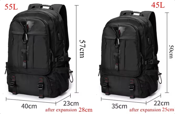 Large Capacity Oxford Luggage Backpack bags 50L Backpack Men's Business Travel Shoulder Bag Waterproof Travel Laptop Backpack