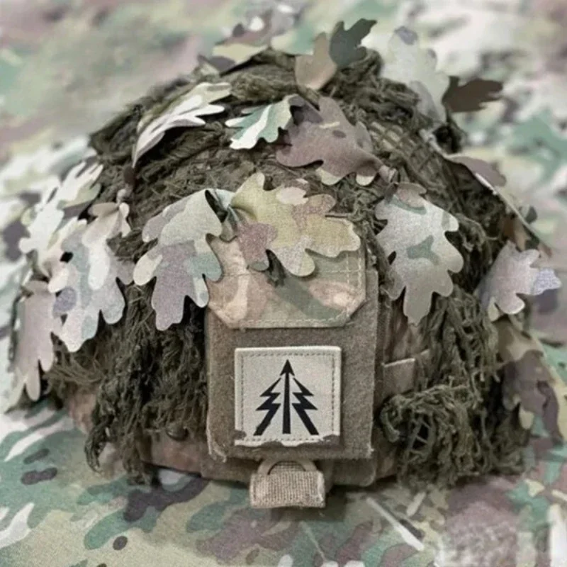 15 Pieces Field Sniper DIY Double-sided Camouflage Strip Outdoor Wargame Clothing Camouflage Strip