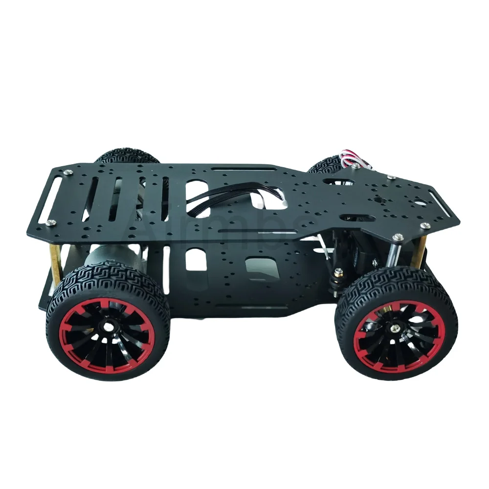 Hiwonder в сборе 5 кг нагрузка Ackerman робот автомобиль металлическое шасси двойной энкодер двигатель переднее колесо серводвигатель ROS база робота