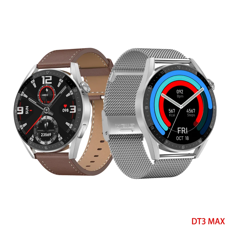 

DT3 MAX NFC Function Bluetooth Call AI Voice Assistant Password GPS Motion Fitness Tracker Wirelss Charging Smartwatch