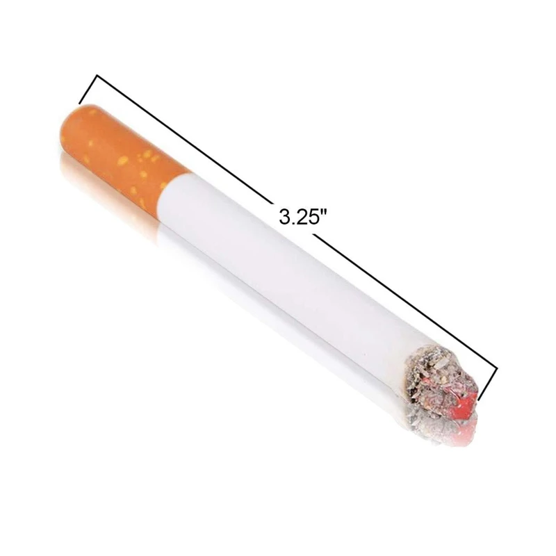 Juguete de cigarrillo falso para niños y adultos, accesorios delicados, truco de cigarrillo realista, papel hecho para aliviar el estrés, 2 piezas