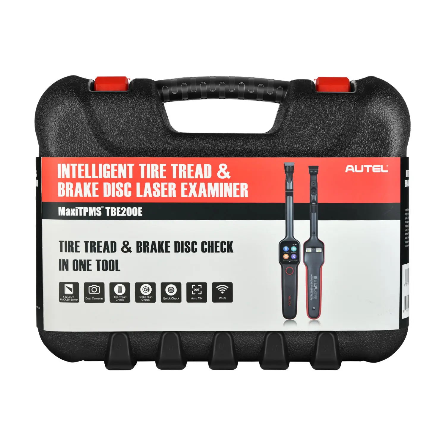 Autel Tire Brake Examiner MaxiTPMS TBE200 TBE200E Tire Tread Depth and Brake Disc Wear 2 in 1 Tester Work With ITS600