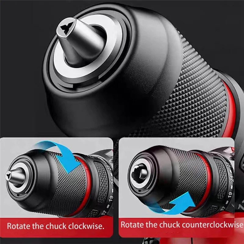 

AT63-Multi - Function 1.5-13Mm Self-Tighten Keyless Drill Chuck With 1/2-20UNF Mount, Complete With 3/8Inch SDS - Plus Shank