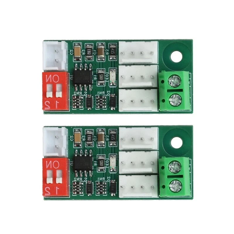 For Computer Fan Control Module 2PCS DC 12V 24V PWM Fan Speed Controller 3-Way Synchronous Output, Intelligent PC Case Cooling