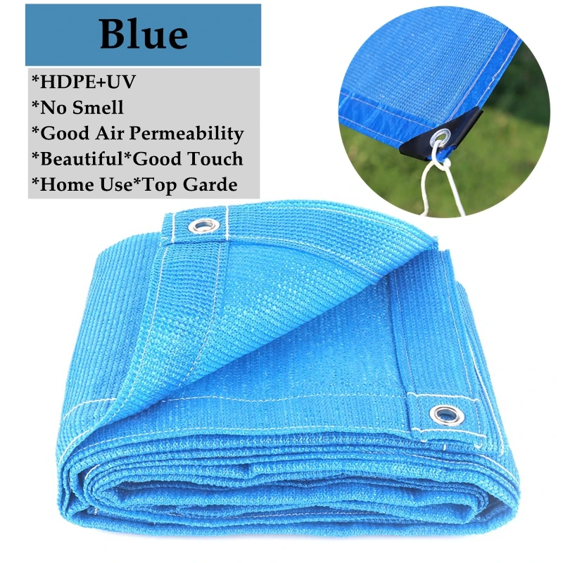 

Blue Shading Nets Home Use Anti-UV Home Windows Sunshade Nets Terrace Balcony Privacy Safety Nets Sails Plants Care Covers
