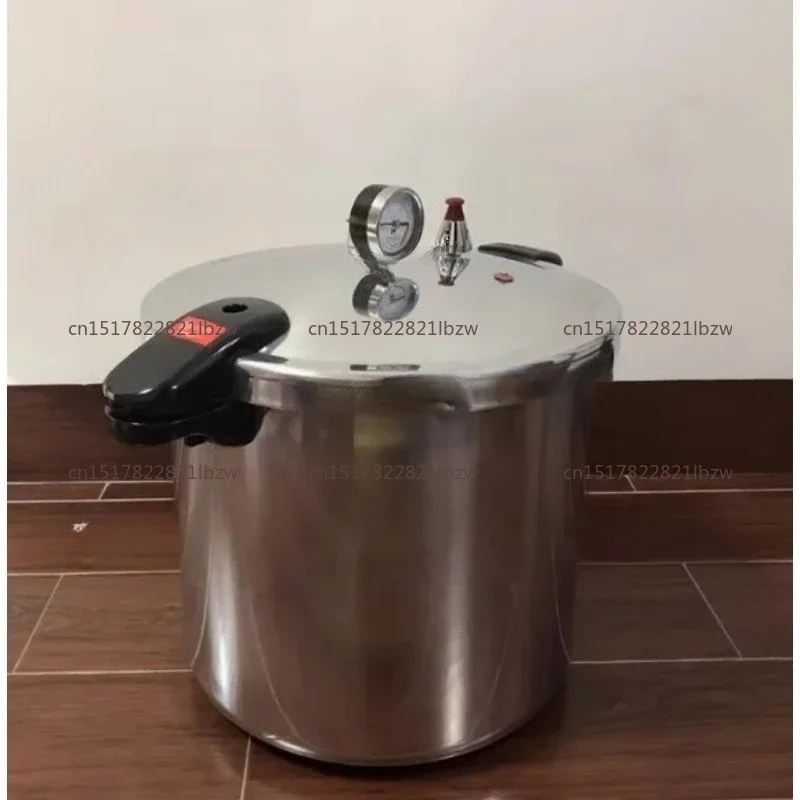 Pressure Cooker with Meter, Commercial, Large Capacity, with Pressure Gauge, Pressure Cooker, Heightened and Thickened 15L 22L
